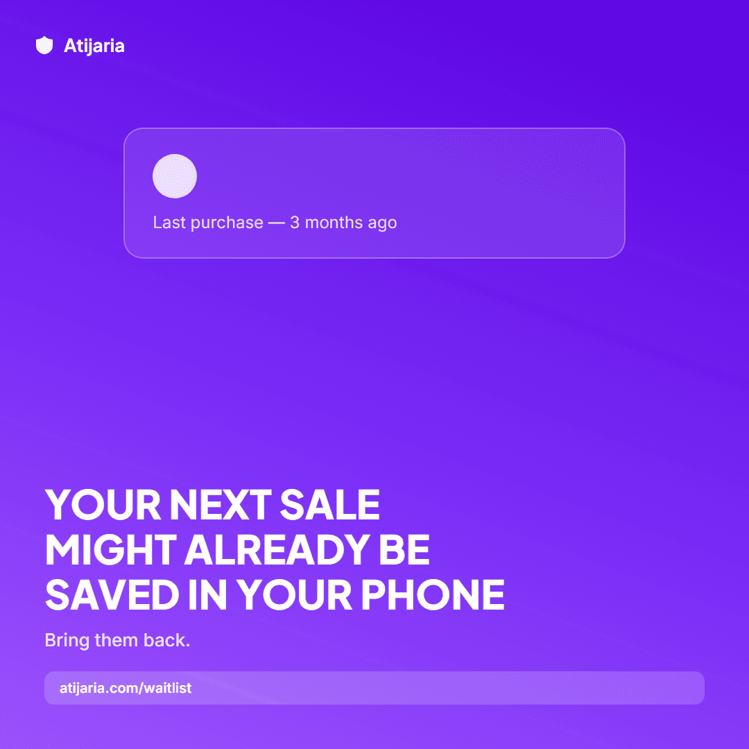 Your next sale might already be saved in your phone