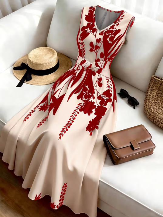 Scarlet Bloom Dress
